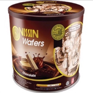 印尼🇮🇩Nissin Chocolate Wafers 巧克力威化餅乾 570g 桶裝