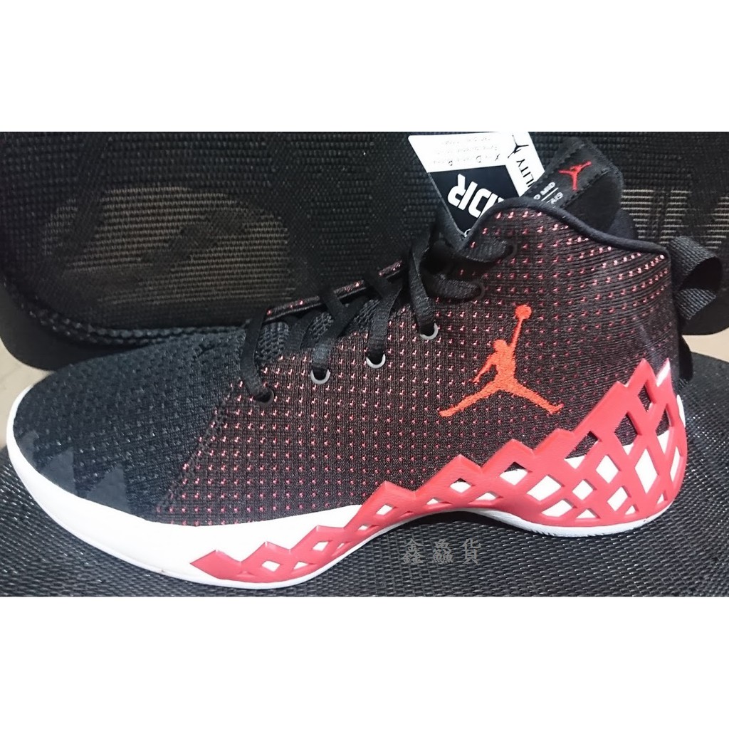 2019 七月 AIR JORDAN DIAMOND MID PF 飛人 喬丹 籃球鞋 黑白紅 CI1205-006