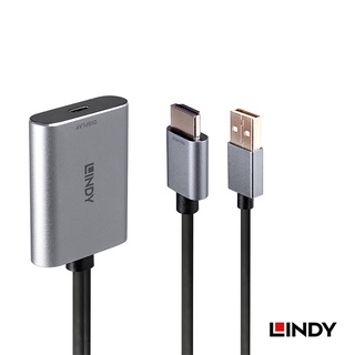 LINDY 林帝 主動式HDMI2.0 TO USB TYPE-C 轉接器 (43347)