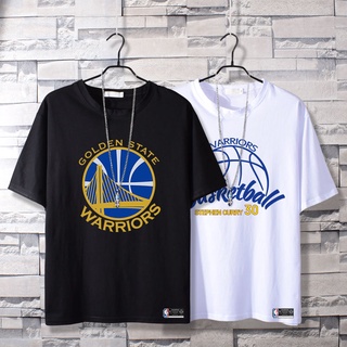 🔥夏季新款勇士隊庫裡30學生籃球運動透氣短袖T恤男韓版寬松大碼NBA+潮爆運動坊