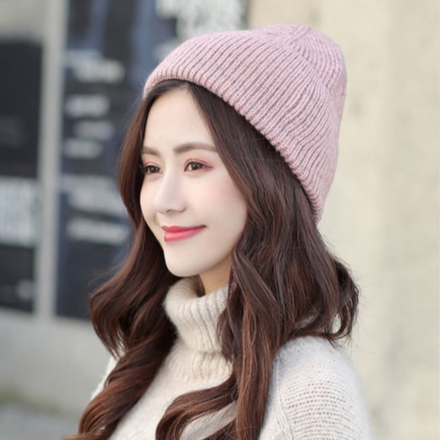 秋冬流行網紅時尚甜美魅力、迷人風采韓版毛線帽 72395