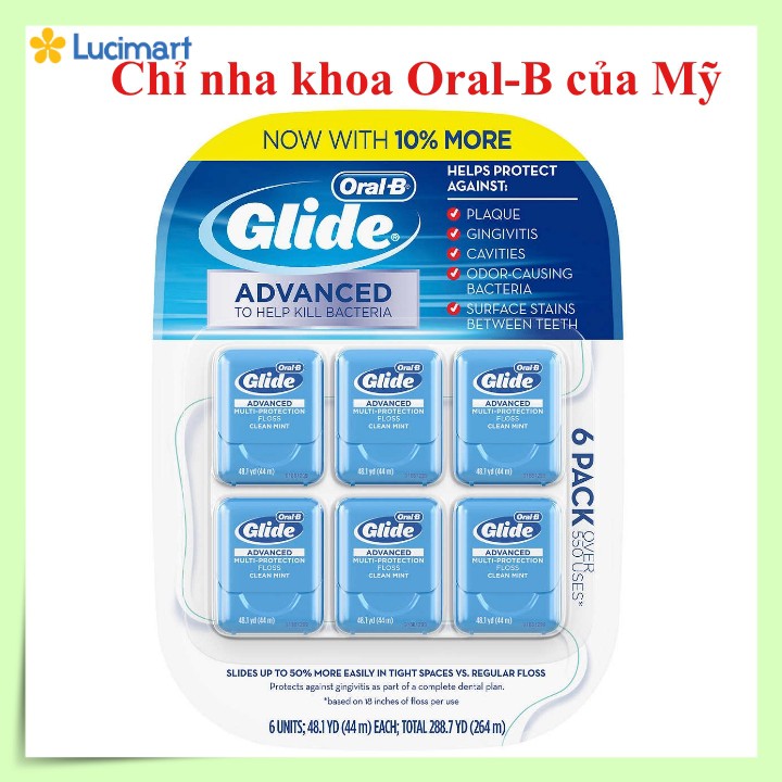 Oral-b Glide Pro Health 高級牙線 [美國產品]