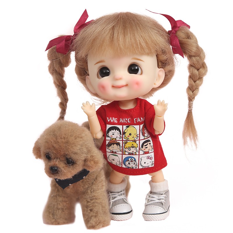 正版stodoll Ob11娃頭娃娃蛋蛋笑笑小酒窩安安整娃8分bjd Shangyu03 蝦皮購物