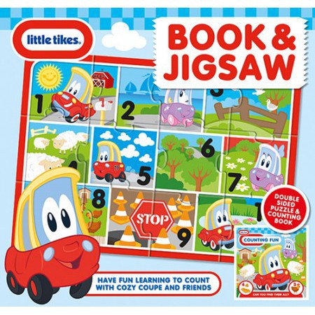 [Alice書店] Little Tikes： Book and Jigsaw英語拼圖書、學數數遊戲書 / 台灣公司貨