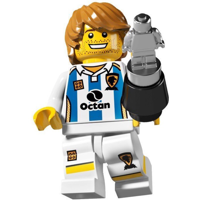 Lego 8804 4代 11號 足球員 足球選手 (有底板)