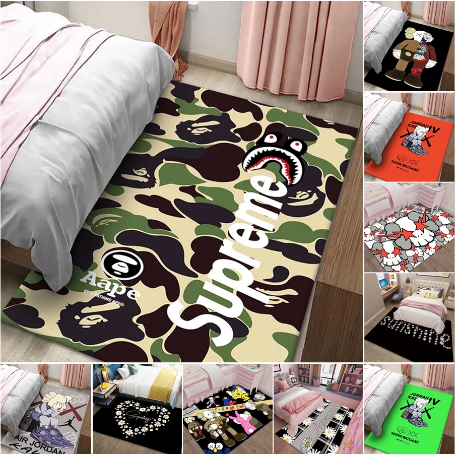 【ViVi生活館🎀】潮牌 地毯 客廳 創意 個性 kaws 兒童房 地毯 臥室 床邊毯 滿鋪 衣帽間 地毯 kk5050