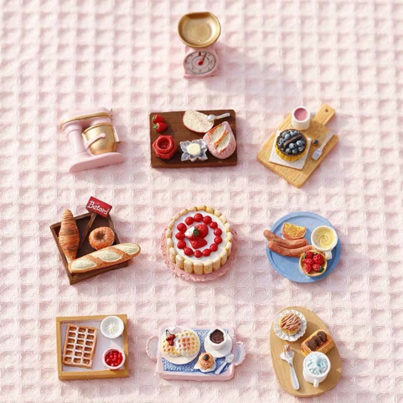 [小院] 日本下午茶時光 磁鐵 冰箱貼 甜點 下午茶 攪拌機 秤子 可愛 磁鐵控 冰箱貼控 療癒 甜美 粉紅泡泡