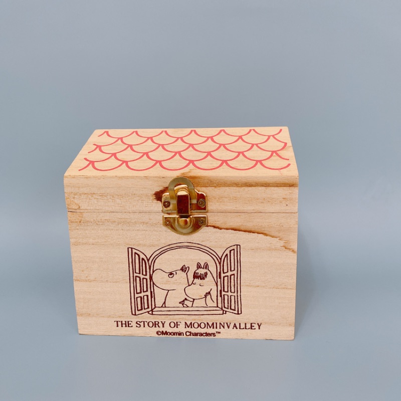[二手] 0元 只需運費 嚕嚕米Moomin 木盒 房子造型 日本購買