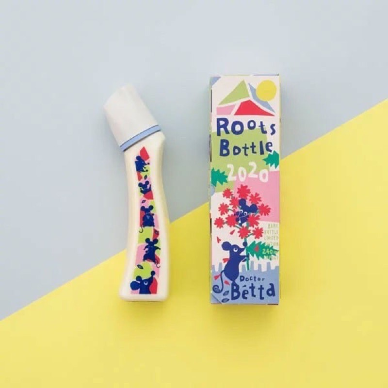 日本 Dr. Betta奶瓶 2020 Roots Bottle 💕2020 鼠年限定紀念版/PPSU-240ml