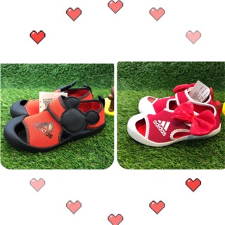 ［喬比熊］adidas 米奇/米妮中童包頭運動涼鞋