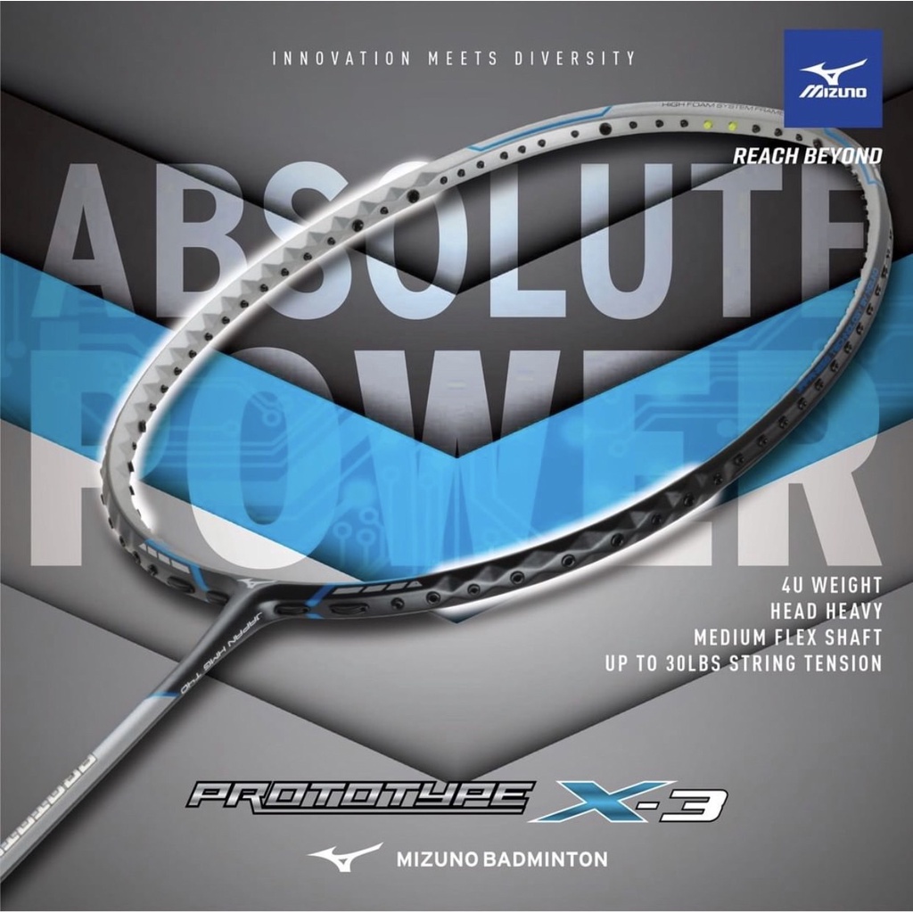 Mizuno Prototype X3 Badminton Racquet