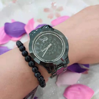 【NATURALLY JOJO】萬花筒之星晶鑽陶瓷腕錶-黑(JO96841-88F)