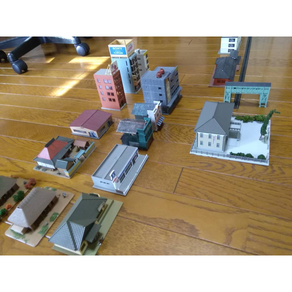 Tomytec 家屋車站建物類tomix 軌道部分部位自作共19種n規現貨 蝦皮購物