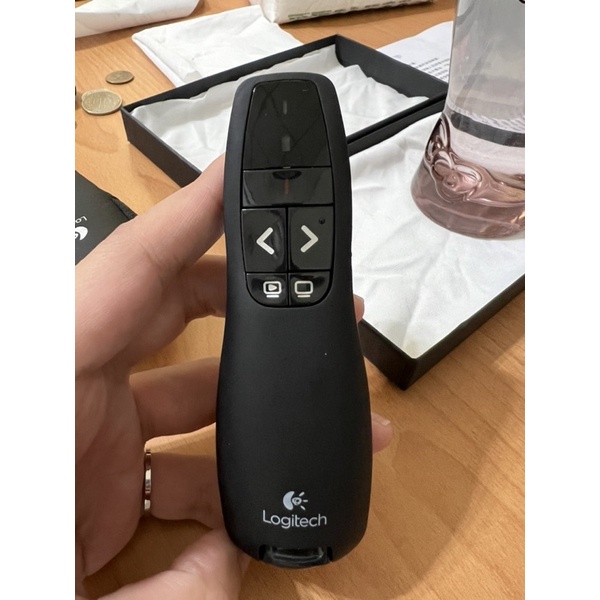 羅技 Logitech R400 PPT翻頁筆 激光投影筆 多媒體簡報電子遙控器 隨插即用 紅光投影筆