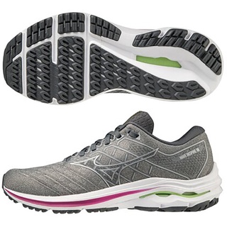 MIZUNO WAVE INSPIRE 18 女鞋 慢跑 4E超寬楦 支撐型 避震 灰【運動世界】J1GD224605