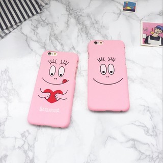 Iphone5/5s/se/6/6s/6Plus/6s Plus 韓國法國卡通泡泡先生Barbapapa微笑愛心手機硬殼