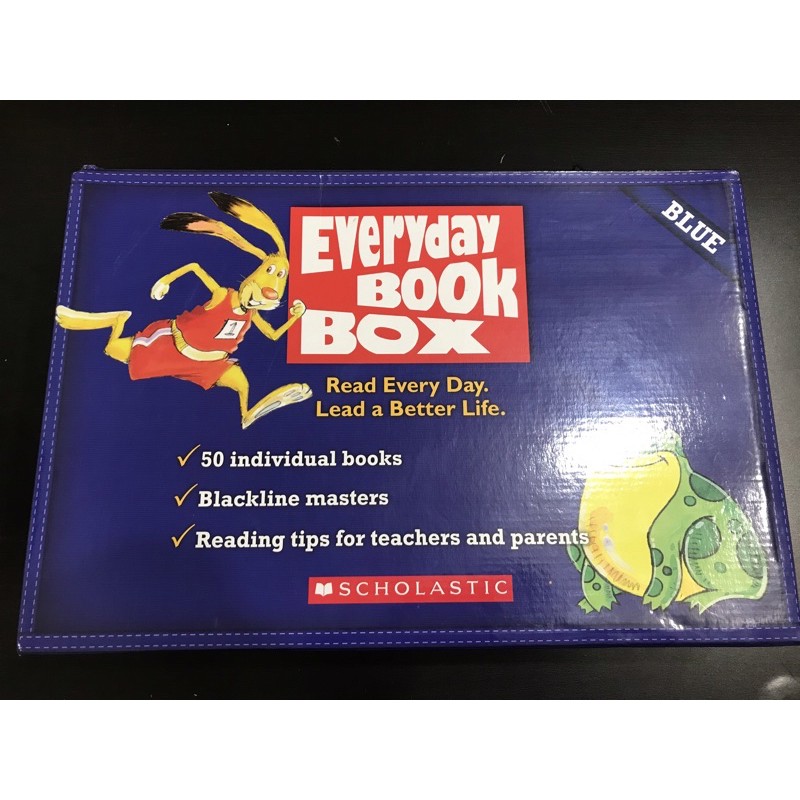 二手：everyday book box(blue box) 50書+音檔| 蝦皮購物