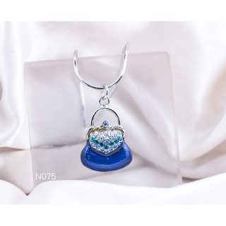 可愛精緻小包包水晶項鍊 施華洛世奇水鑽元素 水晶 鑽 禮物 禮品
