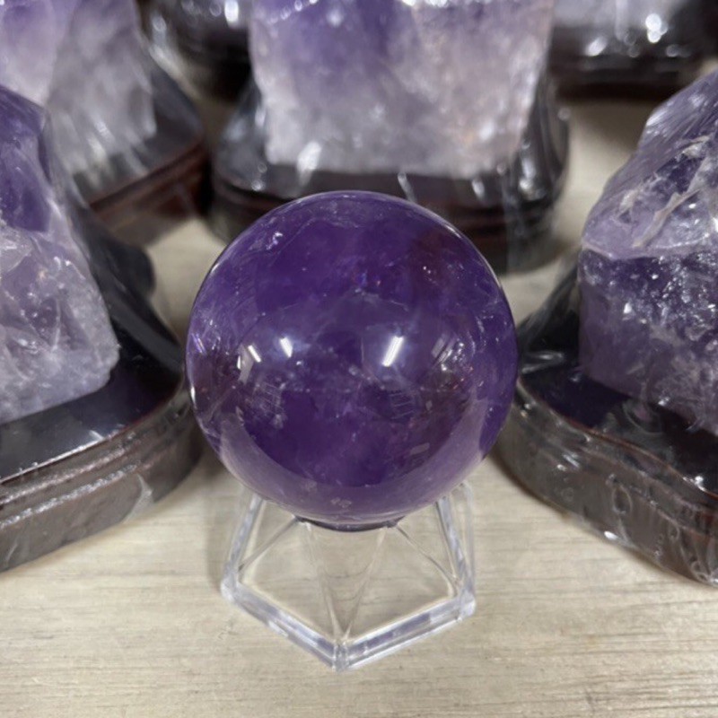 田芯精選精品 天然玻利維亞🇧🇴紫黃晶球 含圖6紫黃晶柱 優惠價 專屬賣場