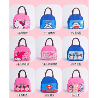 【臺灣現貨】✨兒童卡通便當袋 幼兒園入學必備幼兒園餐袋 手提袋 便當包 國小飯包袋 飯盒袋 餐袋 萬用袋 冰雪奇緣 美