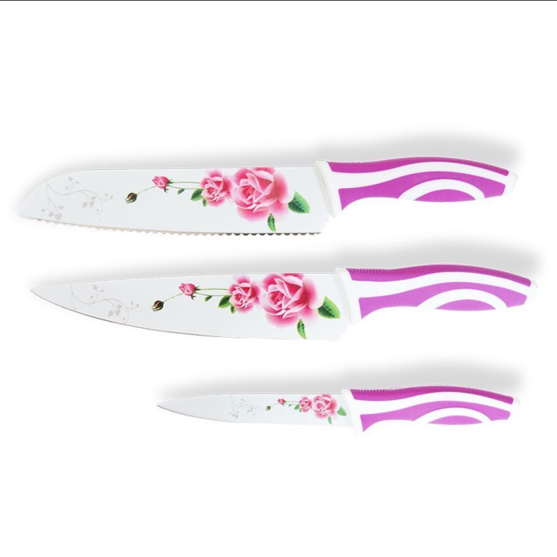 magic rose knife 玫瑰夫人陶瓷鋼刀+刨剪刀+沾板