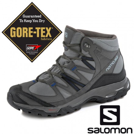 【SALOMON 法國】男MUDSTONE MID 2 GTX中筒登山鞋『陰影灰』usa 9