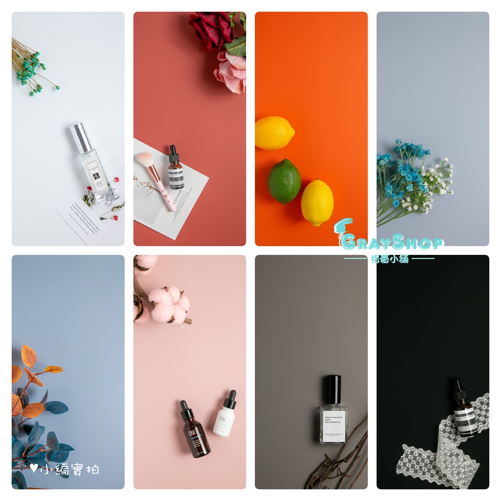 Grayshop 不反光純色pvc背景板60x100 莫蘭迪色防水背景板背景紙磨砂商業攝影拍照背景板 蝦皮購物