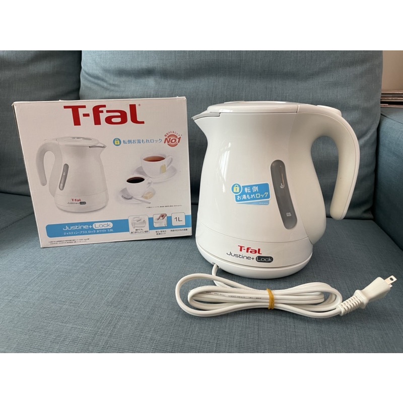 T-fal JUSTINE+Lock電熱水壼 快煮壺 1L KO4411JP 二手