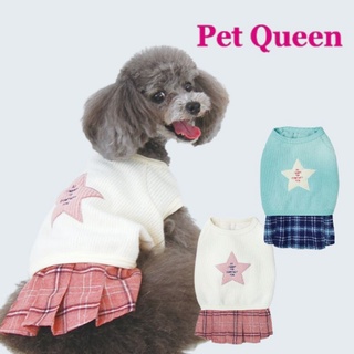 【你和我的狗】 日本Pet Queen 星星背心裙 狗狗洋裝 寵物衣服 【現貨】 狗狗衣服 小狗衣服 臘腸狗衣服