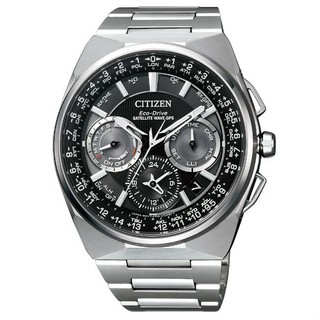 CITIZEN 星辰錶 CC9009-81E 鈦金屬航空飛行GPS衛星光動能腕錶 /黑麵 46mm