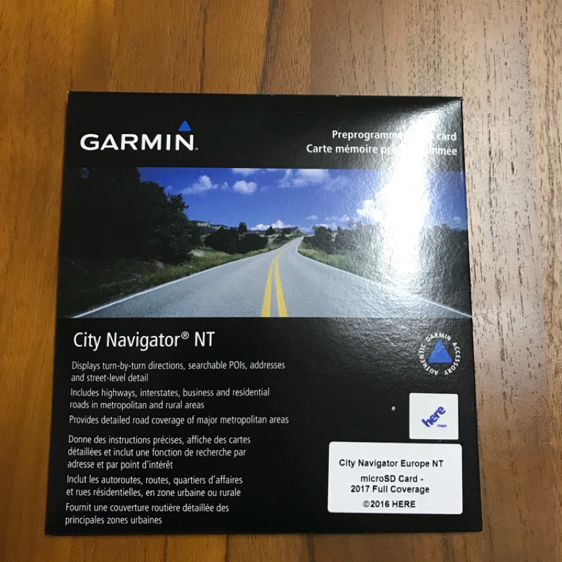 GARMIN 2017 歐洲圖資卡 9.9成新