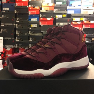 {OGC}NIKE AIR JORDAN 11 RETRO RL GG 酒紅絨布 中國刻花 852625-650