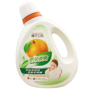 橘子工坊 天然濃縮洗衣精-低敏親膚 1800ml