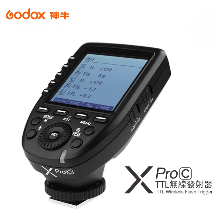 [快速出貨] Godox 神牛 XPro-C TTL Canon版本 無線電引閃發射器(開年公司貨)