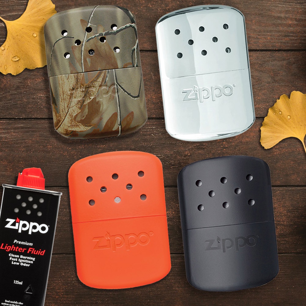 ZIPPO 暖手爐 迷彩 黑色 銀色 12小時 贈送專用油 居家周邊 懷爐 暖手爐 煤油 油 聯名款 暖暖包 臻品小舖