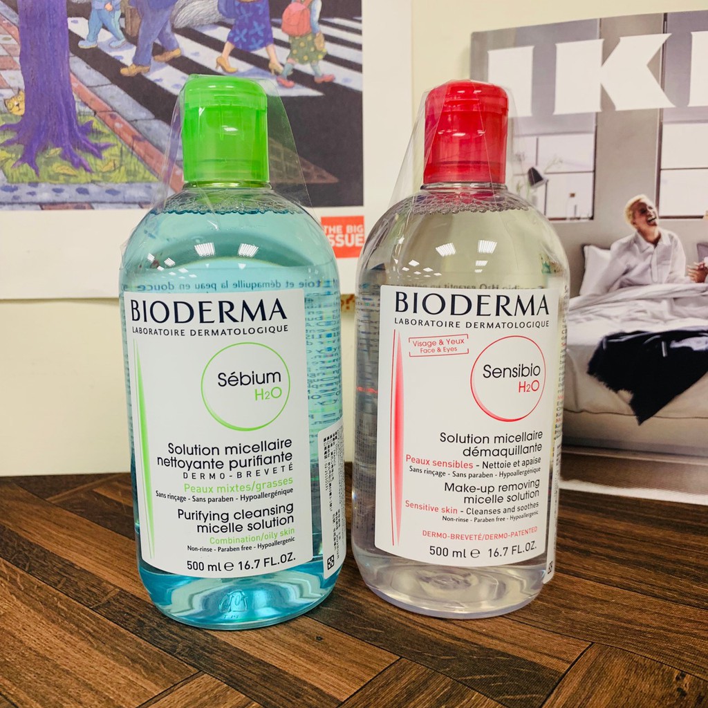 NANA實拍二店~ 法國 BIODERMA 貝德瑪 高效潔膚液 100 500ml 舒妍/TS/ 淨研 卸妝水