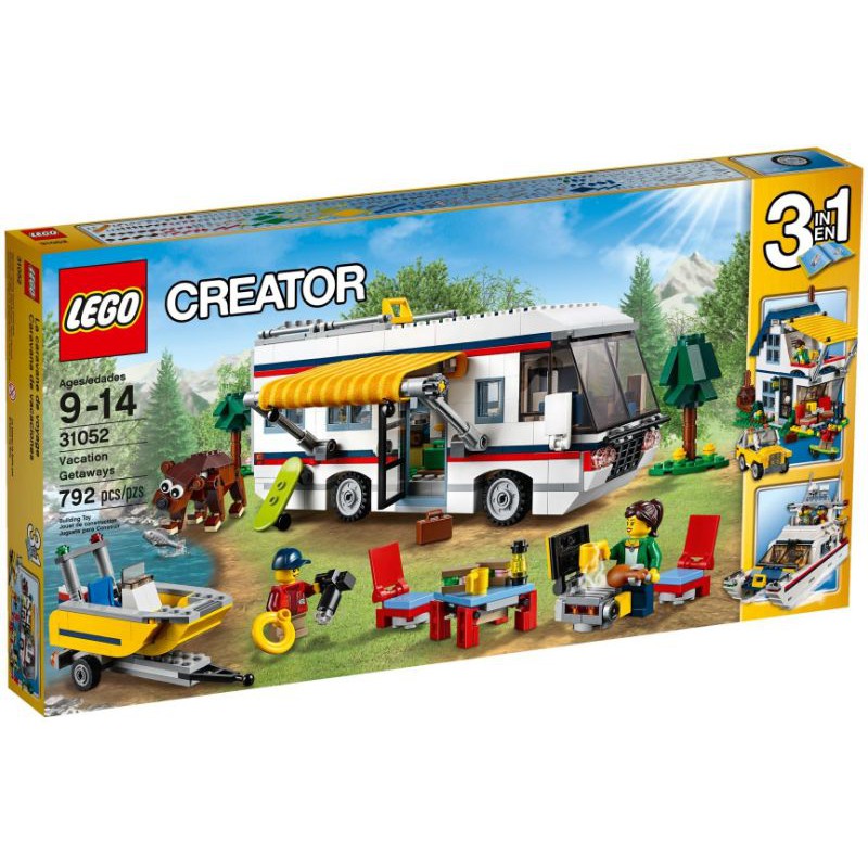 LEGO 樂高 31052 創意系列 三合一 Creator系列 渡假露營車 全新未拆