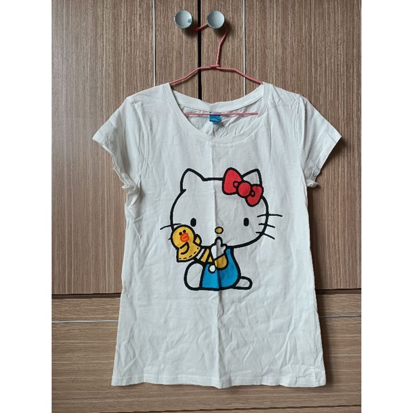 二手/NET 大Hello Kitty 白色T恤