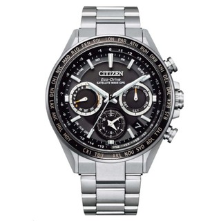 CITIZEN星辰錶 CC4015-51E 時尚鈦金屬GPS衛星對時光動能腕錶/黑麵 44.3mm