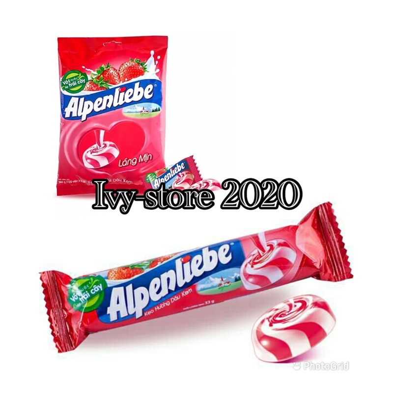 🔥【越南】Alpenliebe 糖果 草莓牛奶 越南糖果/Kẹo Hương Dâu Kem