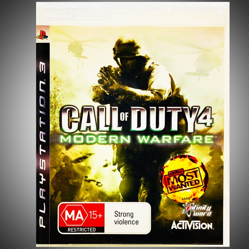【東晶電玩】 PS3 決勝時刻4 現代戰爭 COD4 Call of Duty 4 英文版