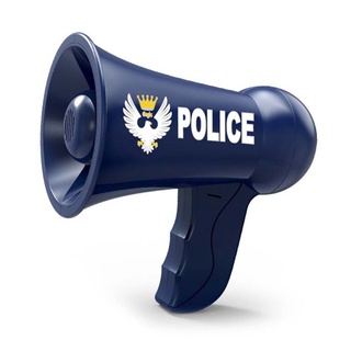UU 兒童擴音器假裝兒童警察道具兒童警察警笛玩具變聲器警察玩具