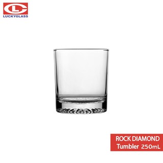 【泰國LUCKY】Rock Diamond Tumbler 洛克鑽底杯 250mL 威士忌杯 威杯 酒杯 飲料杯