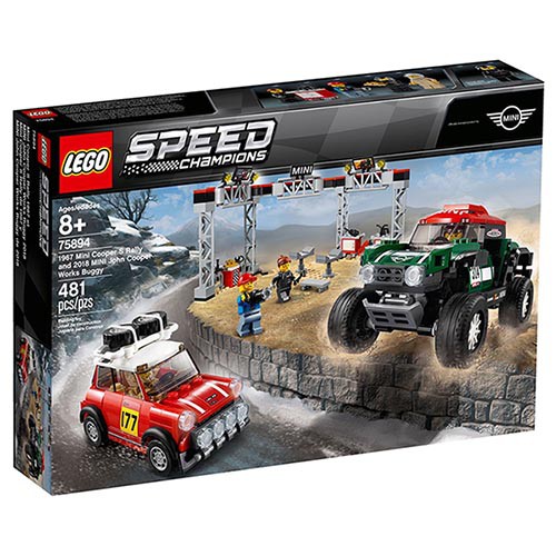LEGO樂高 LT75894 Mini Cooper對決_SPEED 賽車系列