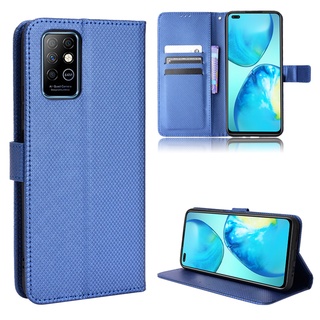 Infinix Note 8 外殼翻蓋手機支架支架 Infinix Note8 外殼錢包 PU 皮革後蓋
