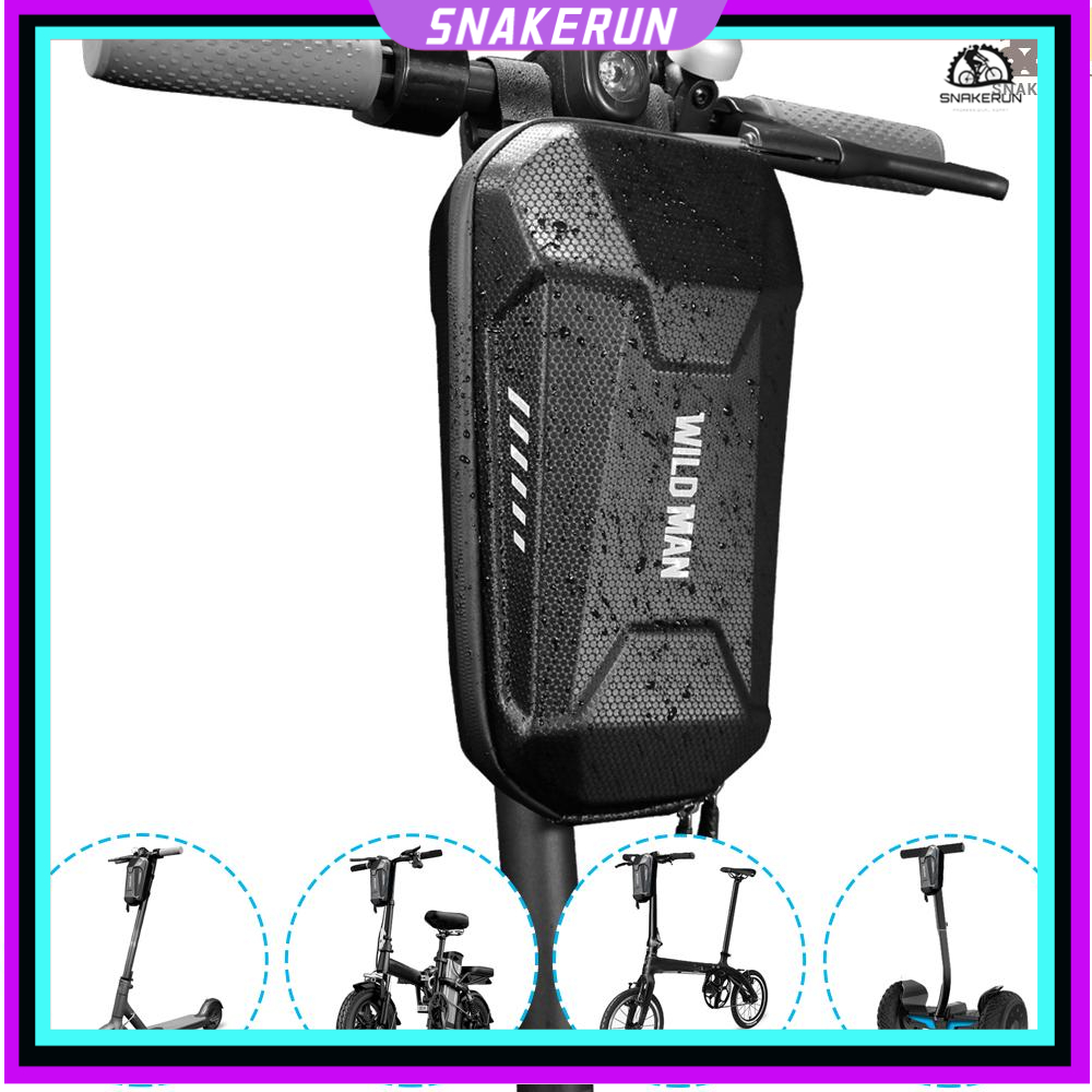 電動滑板車包EVA硬殼收納車首包電動折疊自行車把包平衡車車頭包TS9 2.5L SNKE