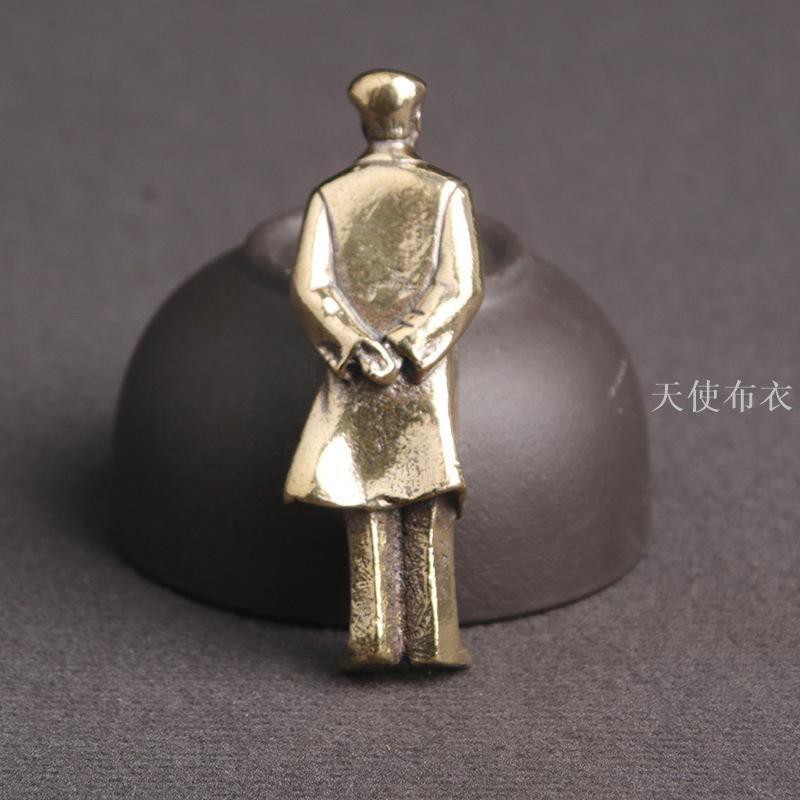 黃銅實心做舊偉人毛澤東銅像桌面擺件紀念毛主席收藏工藝品小銅器 天使布衣508 蝦皮購物