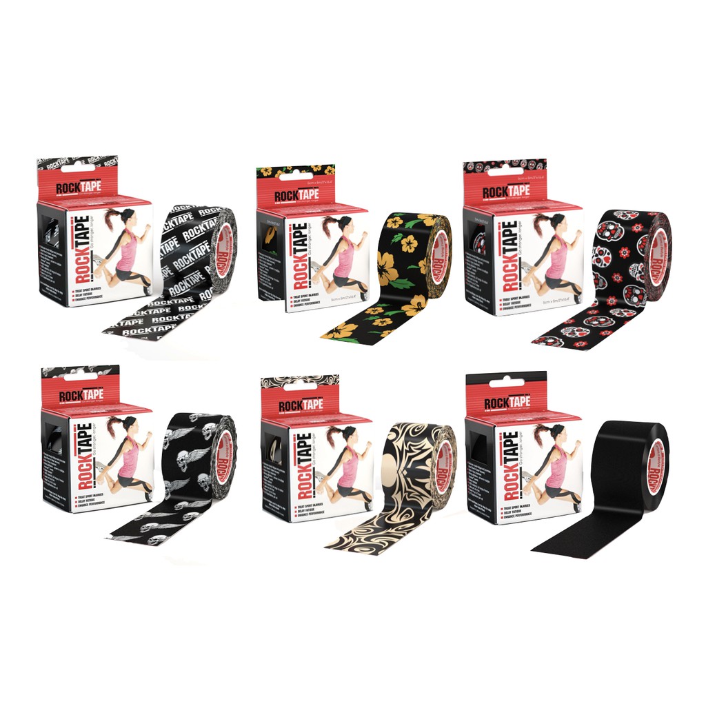 ROCKTAPE 洛克貼-黑色系列賣場  肌內效貼布  運動貼布  運動防護  肌貼  肌力貼 肌肉貼布 運動專用 跑步