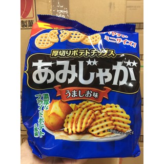 TOHATO 東鳩 5袋 厚切網狀洋玉片 鹽味洋芋片