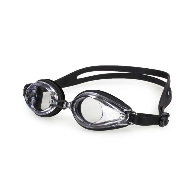 (A7) SPEEDO 泳鏡 日本製 SD8120048913 運動泳鏡 黑/透明 平光泳鏡 [陽光樂活]